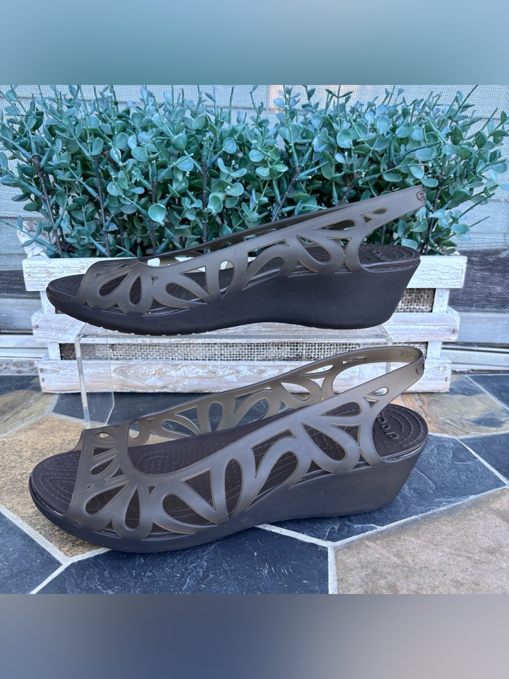 Crocs Adrina III Mini Wedge Sandals